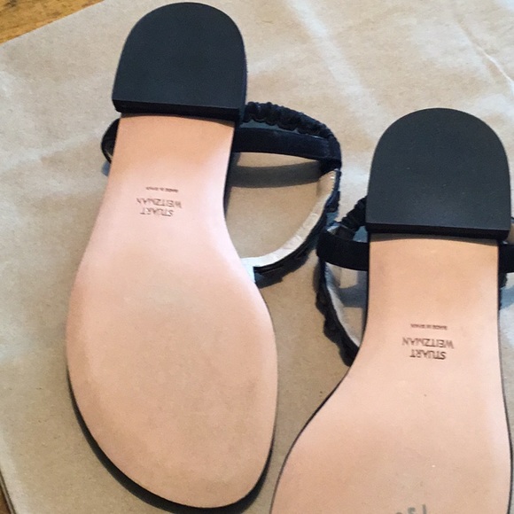 Stuart Weitzman flat thong sandal - Picture 2 of 4